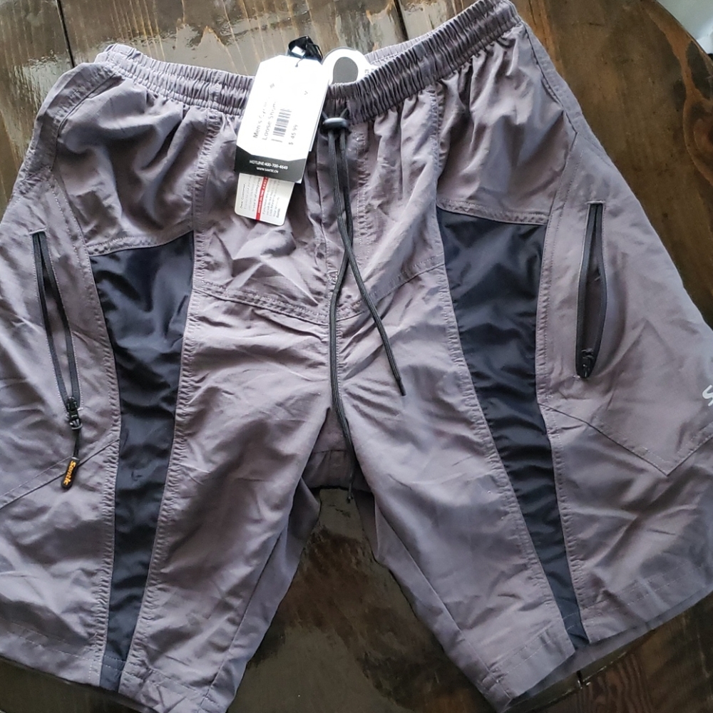 Santic Men's Mountain Bike Shorts Loose-Fit Padded